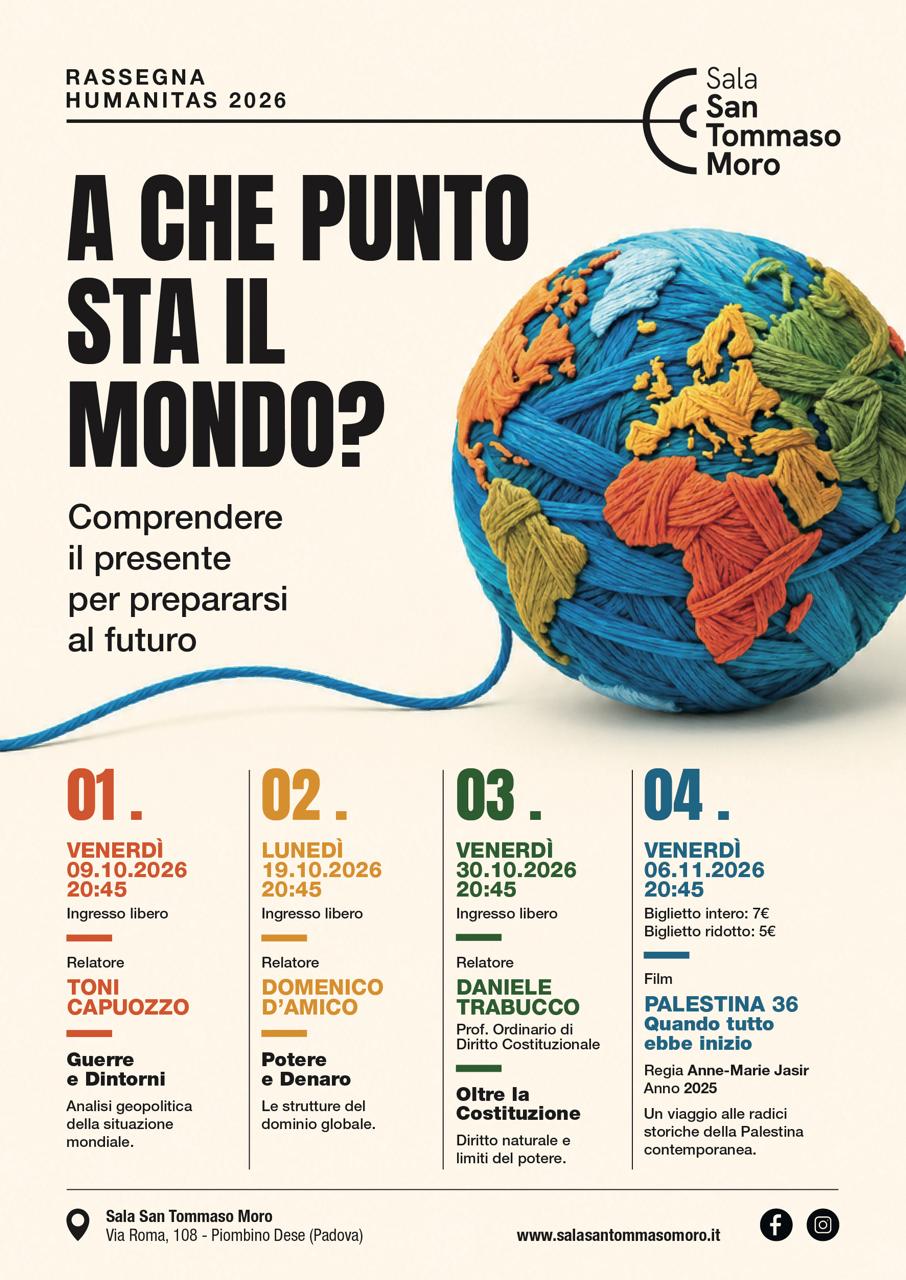 Humanitas 2026 - A che punto sta il mondo?