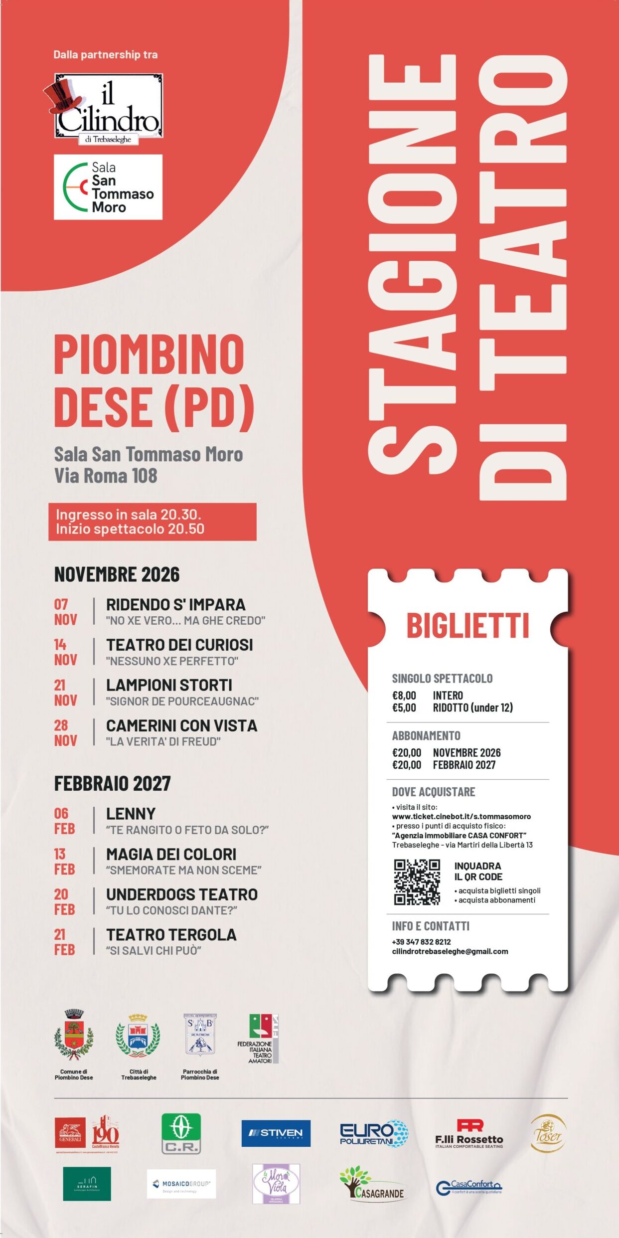 Stagione di Teatro 2026 2027